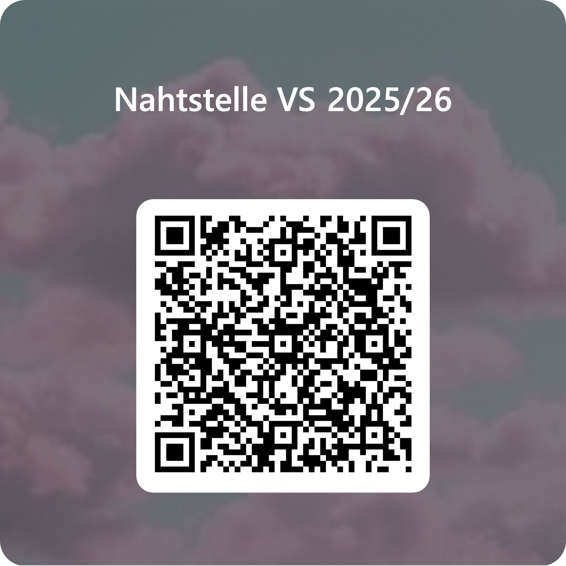 QRCode fr Nahtstelle VS 2025 26